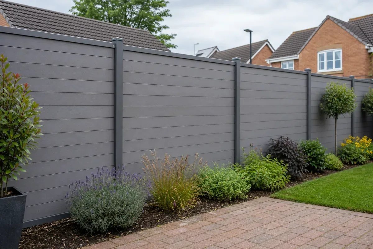 Low maintenance composite fencing in Oldham