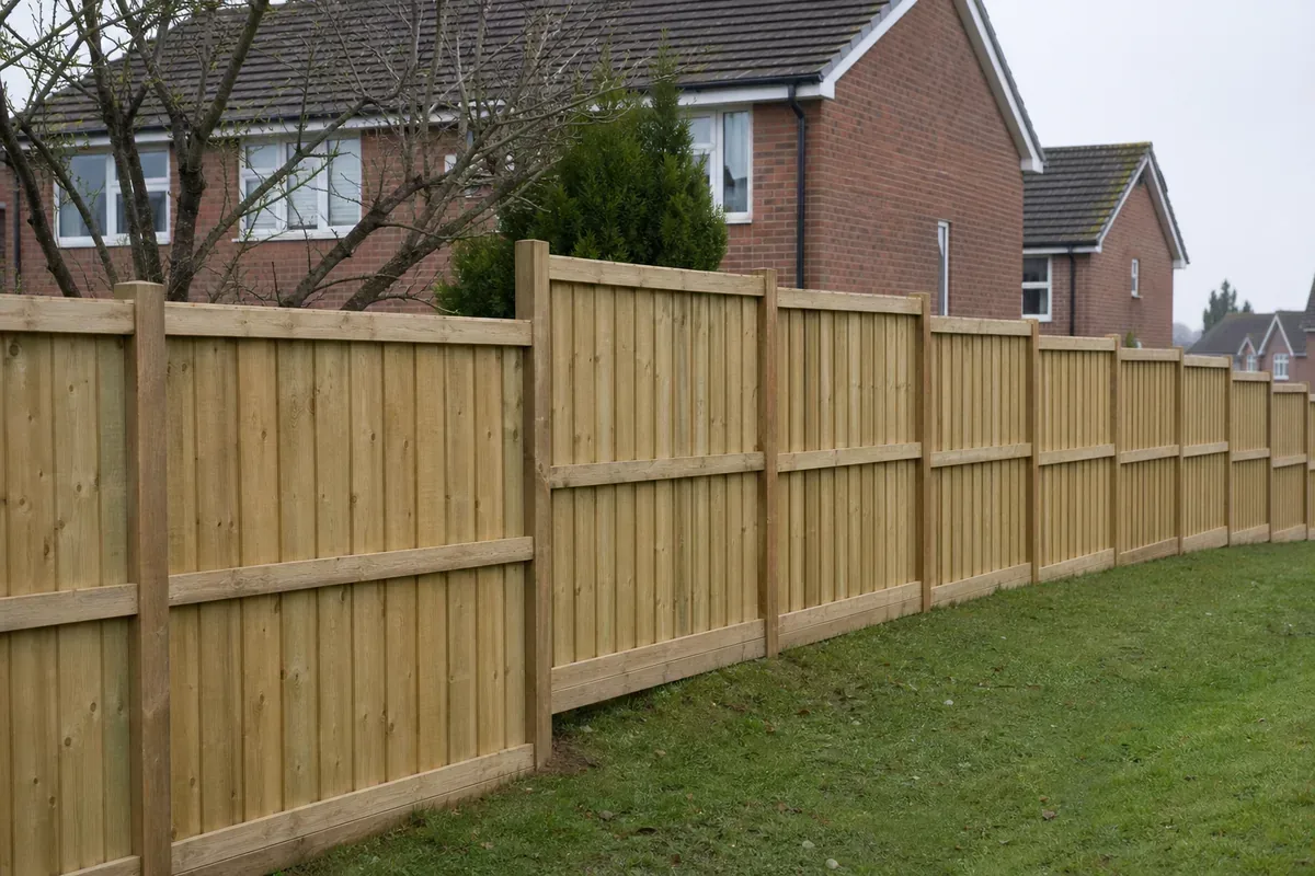 Garden fencing in Chadderton, Oldham